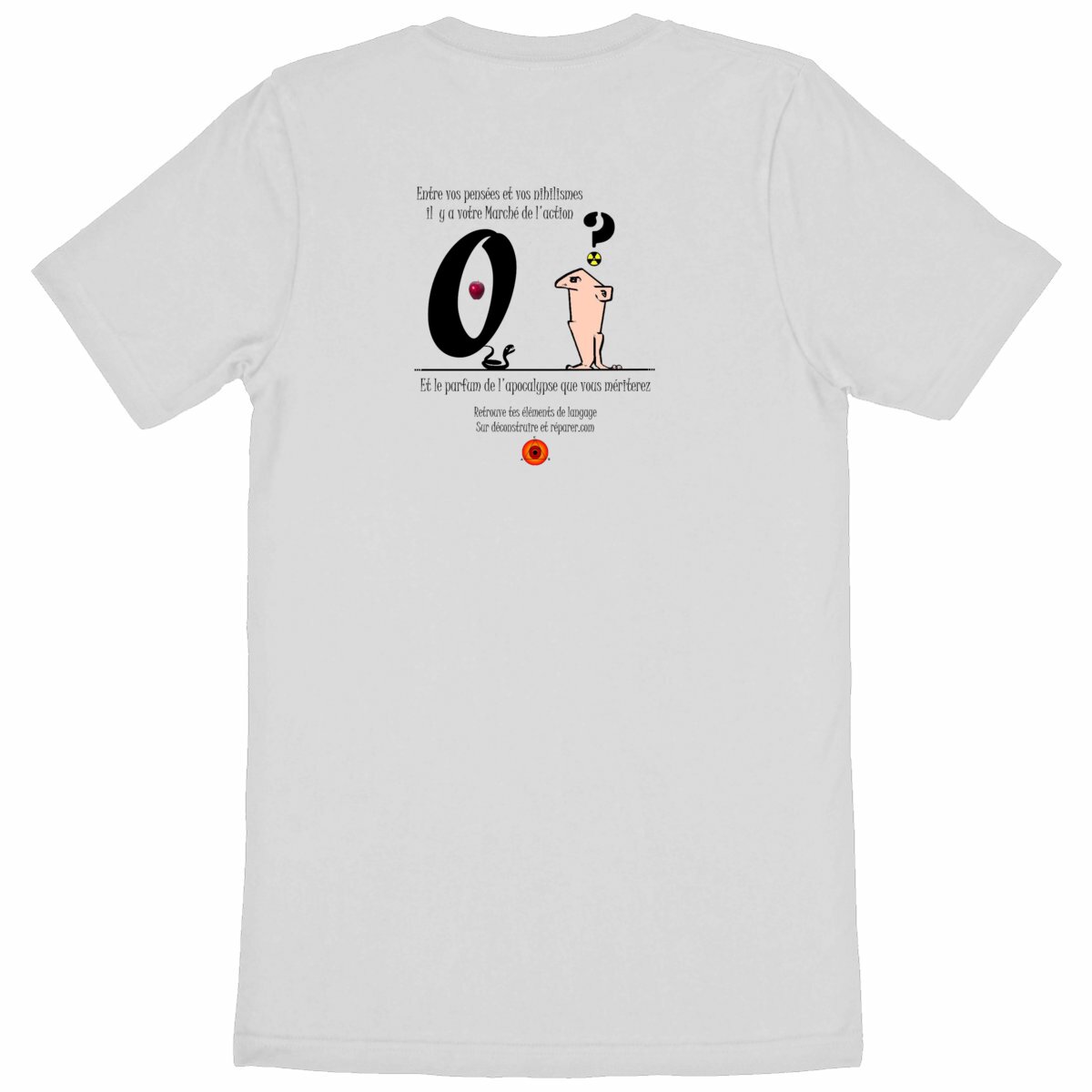 Image back T-shirt-graphique-Creation-originale-cab-Apocalypse-ou-destruction