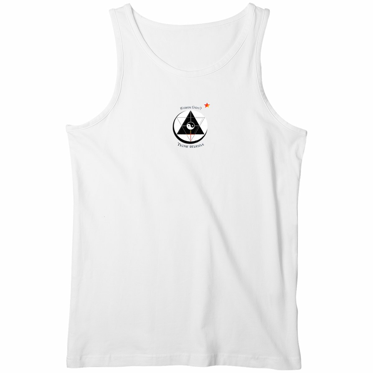 Image back Débardeur-graphique-homme-Unité-dualité-relativité- 3-en-1-in-peace