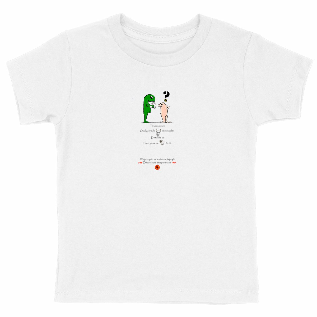 Image back Tshirt-graphique-enfant-unisexe-Concrete-jungle-Humour-et-philosophie