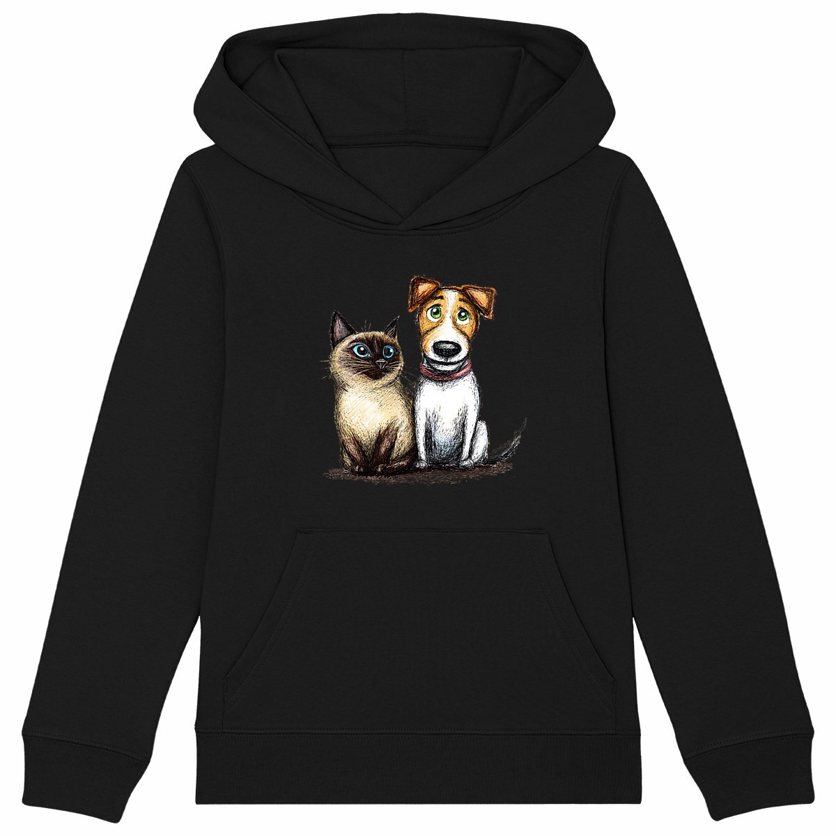 Image front T-shirt Unisexe Confort Bio - "Les animaux ne sont pas des produits"
