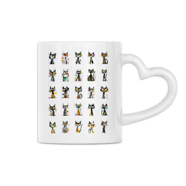 Image front Mug Anse Cœur - "Team Chats"