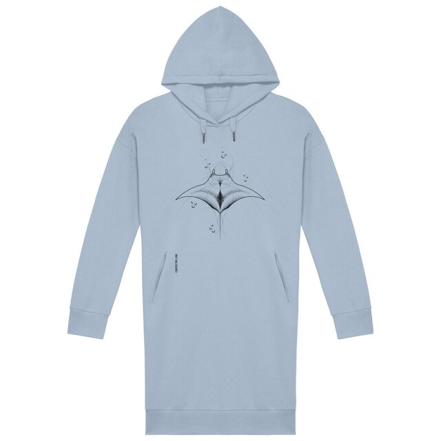 Image front Pacifica dress hoodie black ink
