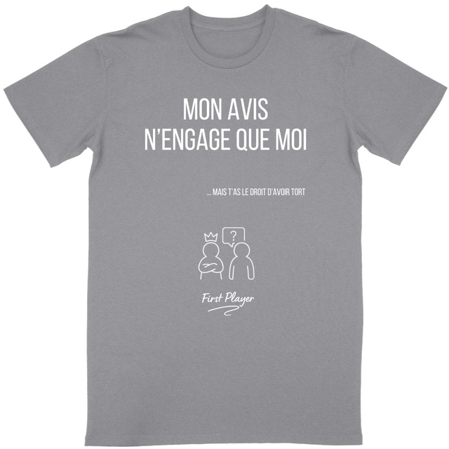 T-shirt Unisexe Classique avec Phrase Iconique - Image