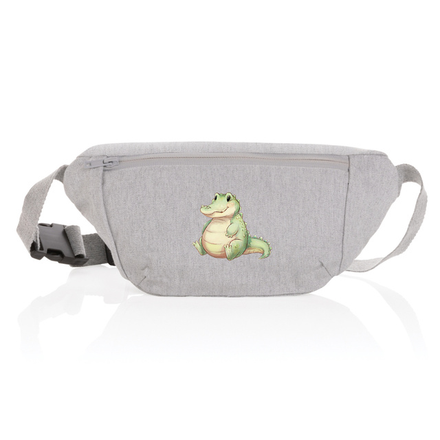 Image front Recycled Hip Bag | Croco Cutie