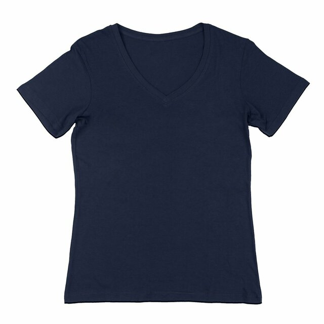 Image back Women's V-Neck T-Shirt | 100% Organic Cotton