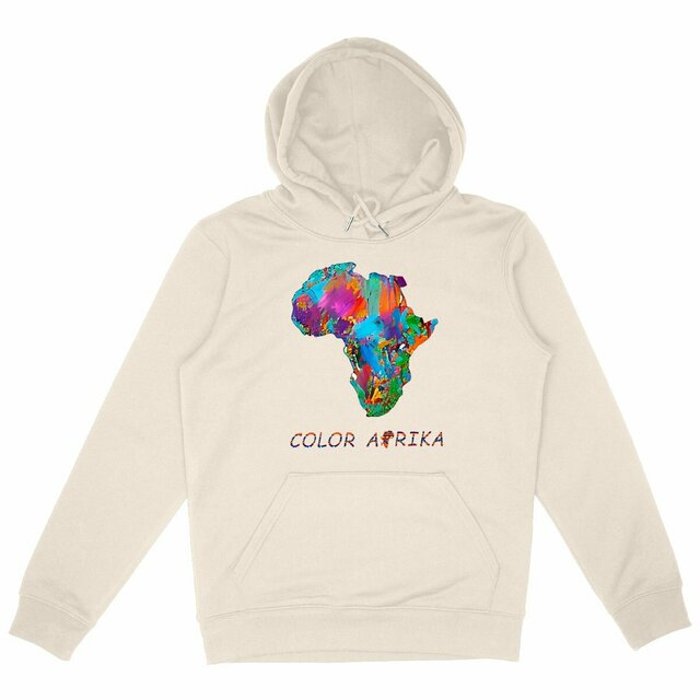 Image front Africa map - Unisex Hoodie