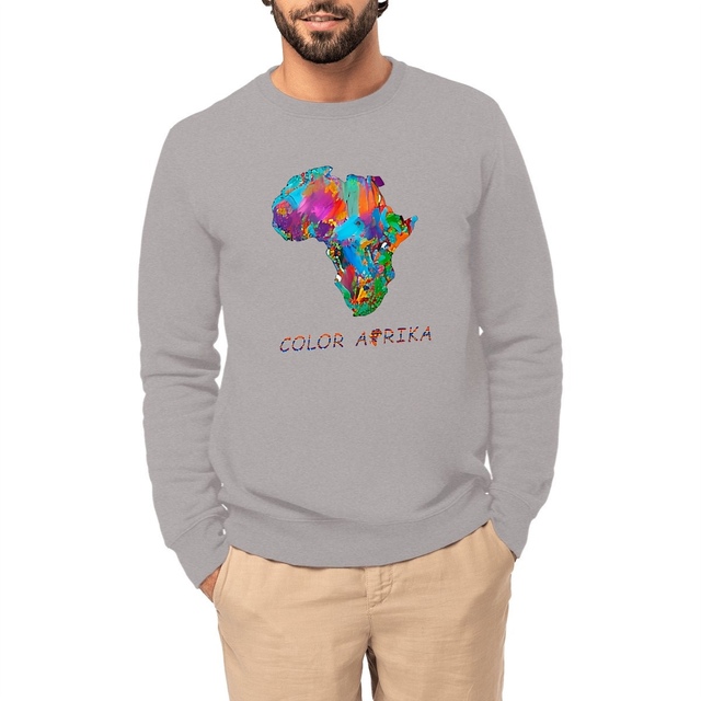 Image front Africa map - Unisex Sweatshirt