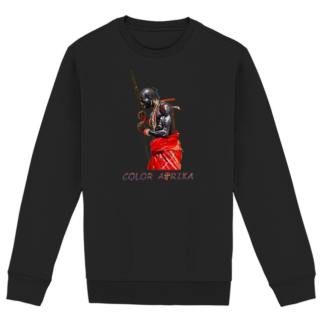 Image back Masai warrior - Unisex sweatshirt