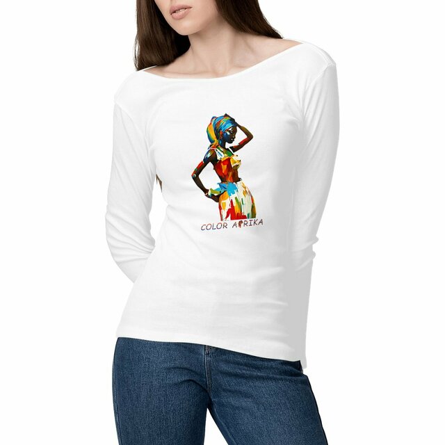 Image front Traditional Woman - Women's lightweight long-sleeve T-shirt - Basic