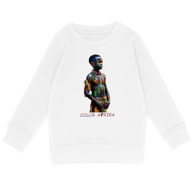 Image front African boy - Kids sweat-shirt - Premium