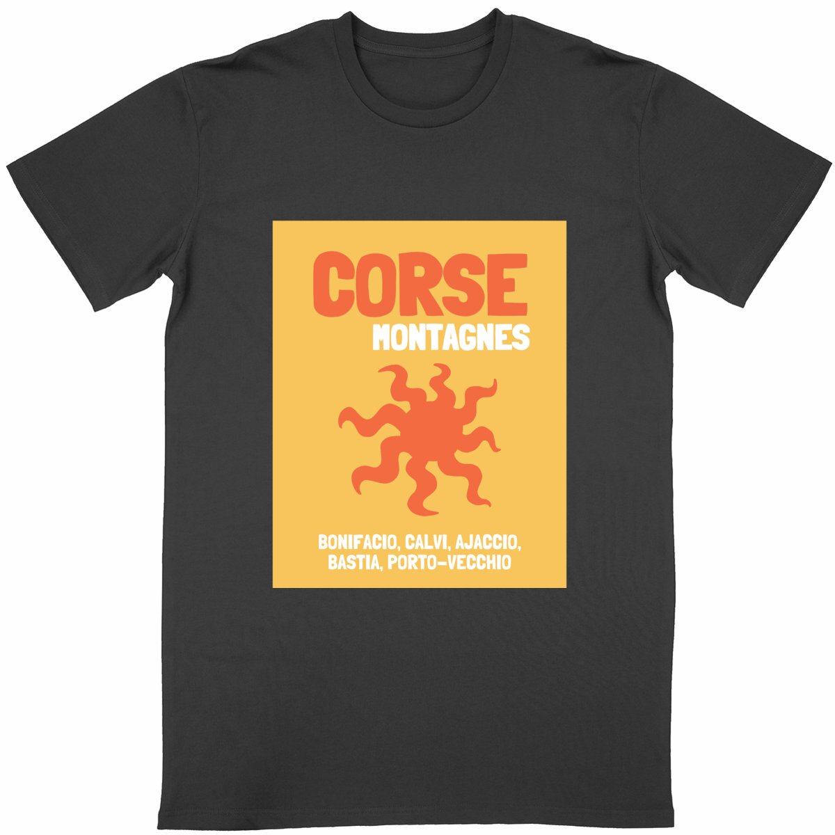 法国科西嘉岛风光主题T恤｜城市联名款 - Image