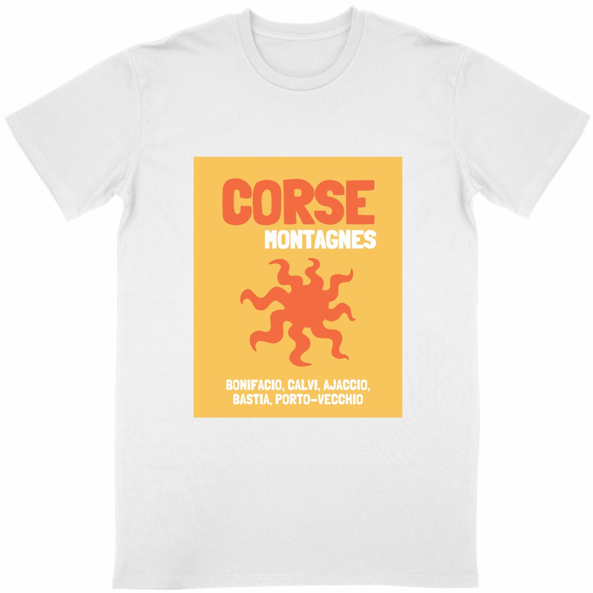 法国科西嘉岛风光主题T恤｜城市联名款