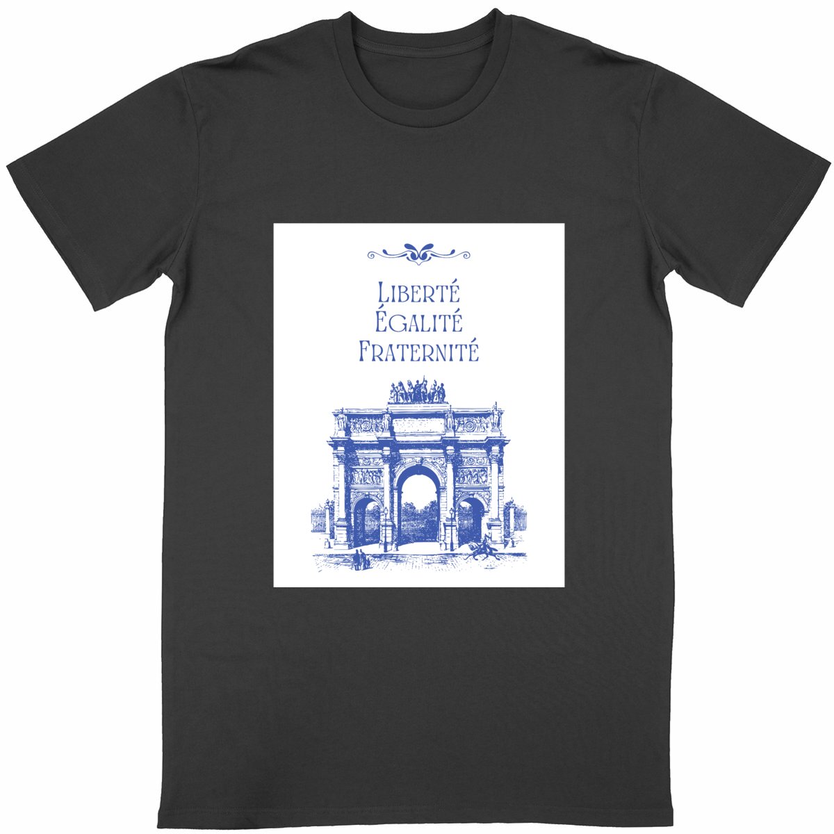 法兰西三色精神T恤｜自由平等博爱主题 - Image