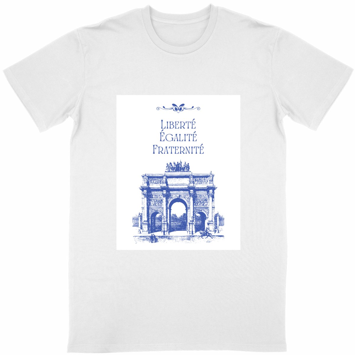 法兰西三色精神T恤｜自由平等博爱主题