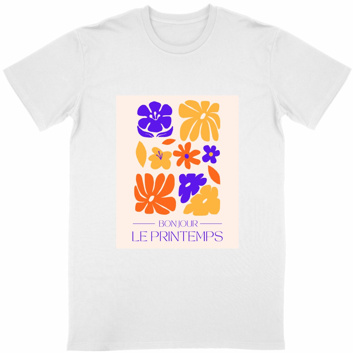 法式春日印花T恤｜春意盎然主题