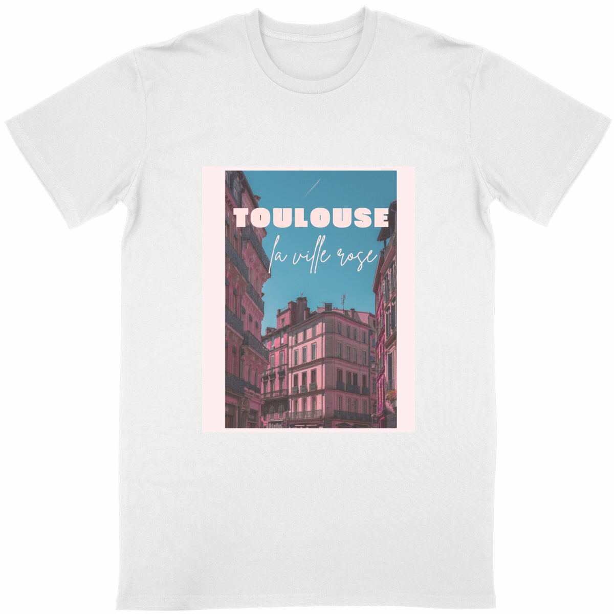 图卢兹城市主题T恤｜粉红之城浪漫文创款
