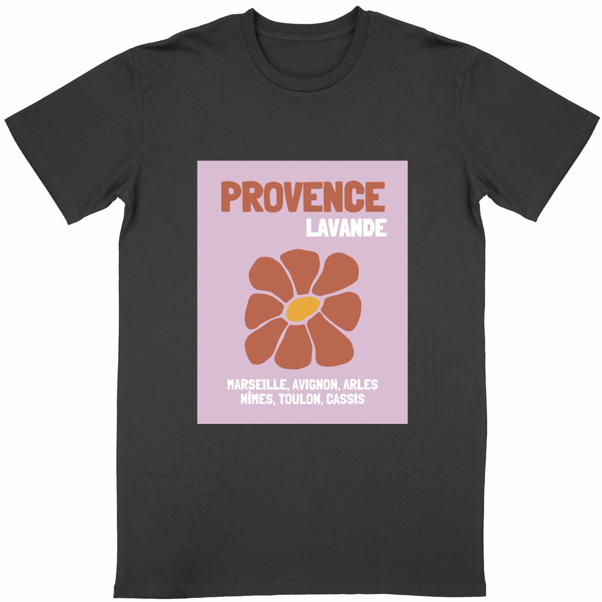 普罗旺斯薰衣草之旅T恤｜马赛等六城旅行纪念款 - Image