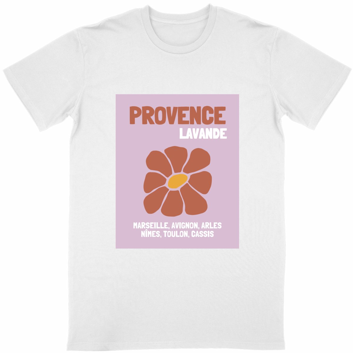普罗旺斯薰衣草之旅T恤｜马赛等六城旅行纪念款