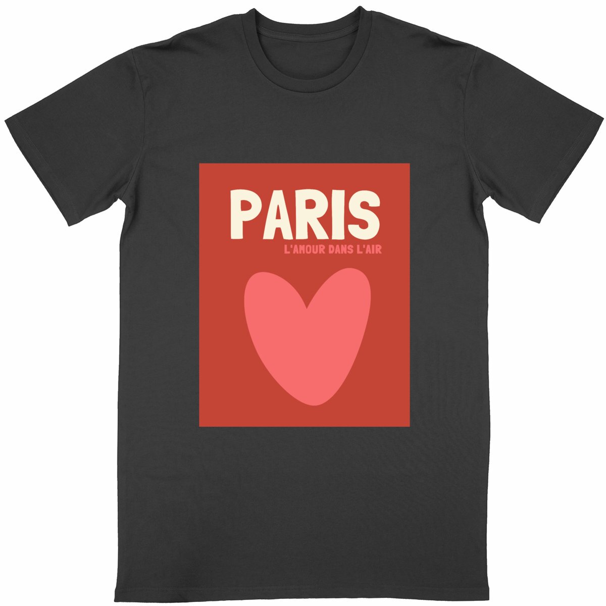 巴黎恋爱感文化衫｜法式潮流印花 - Image