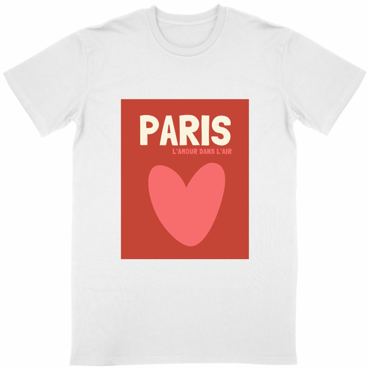 巴黎恋爱感文化衫｜法式潮流印花