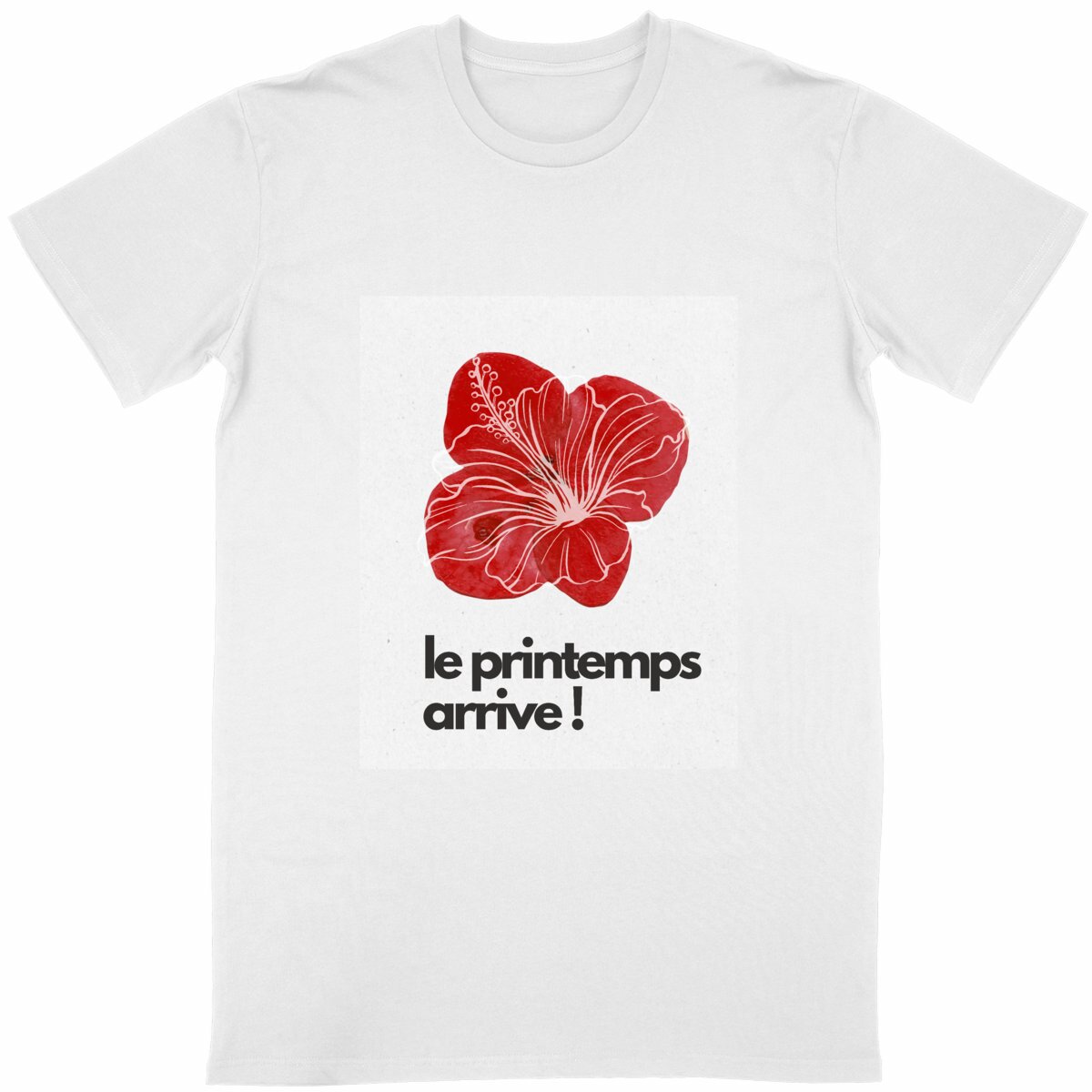 春天来啦主题T恤｜法式浪漫印花款