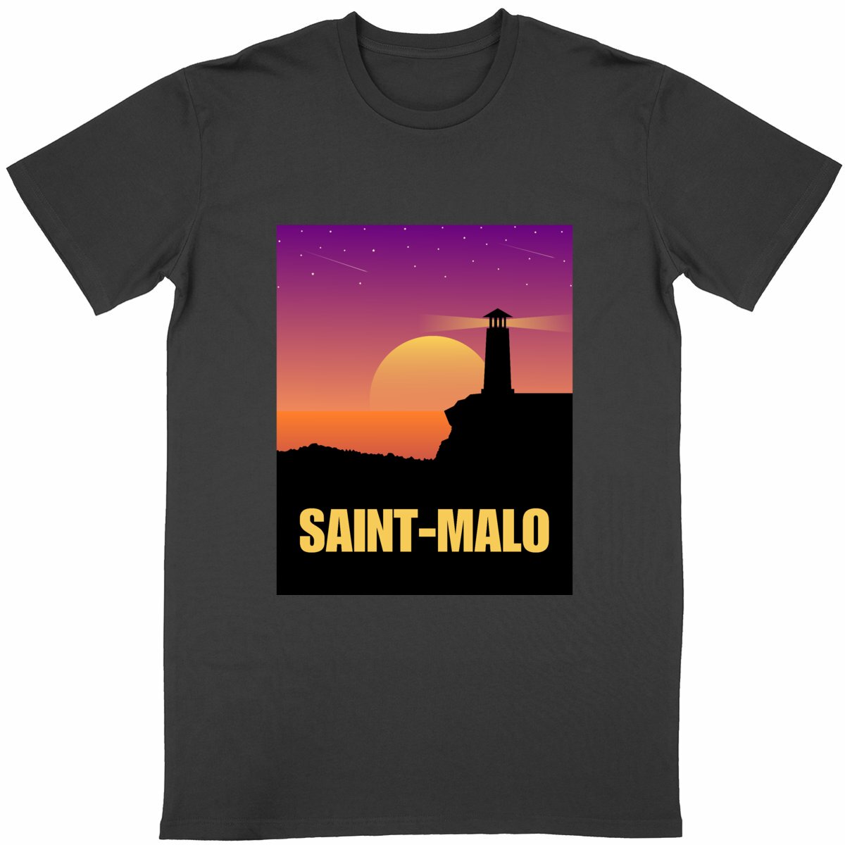 圣马洛旅行印花T恤｜城市主题纪念款 - Image