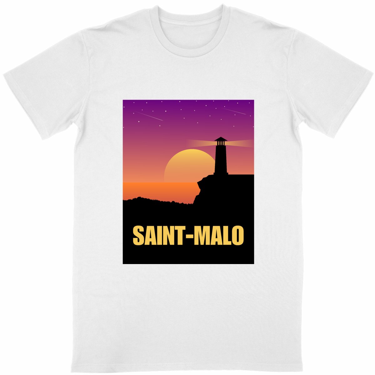 圣马洛旅行印花T恤｜城市主题纪念款