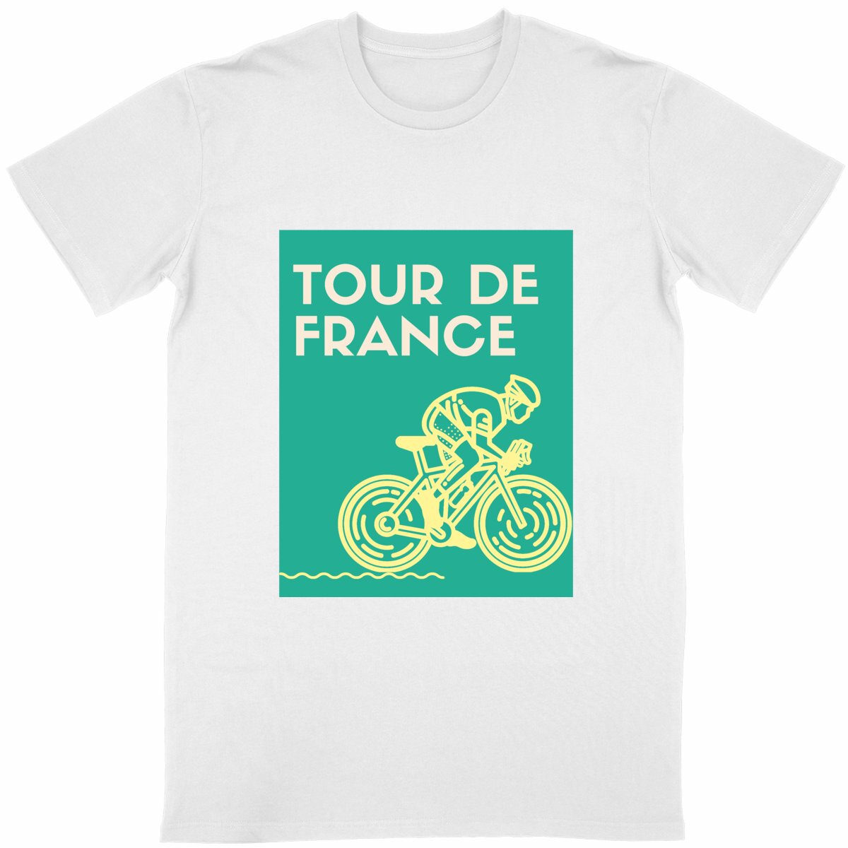 环法自行车赛主题T恤｜自行车爱好者必备