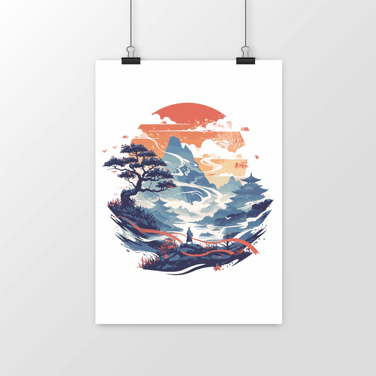 Poster Japon Zen – Rêverie Nipponne | Papier FSC Qualité Musée | Imprimé en France