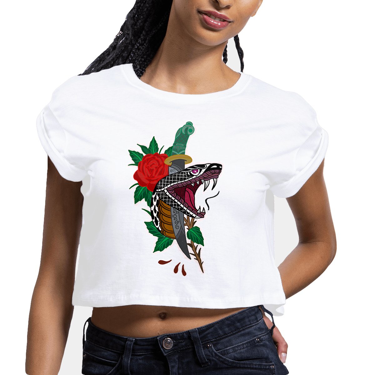 Image front Croc Top Wild Snake