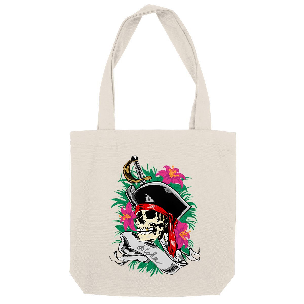 Image back Tote Bag pirate