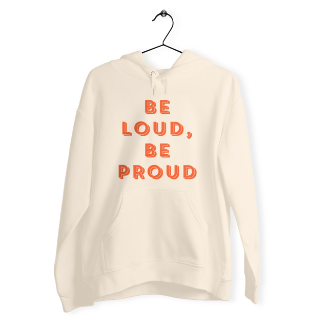 Be loud, be proud - "Unisex*" Hoodie Metall Cord - Image