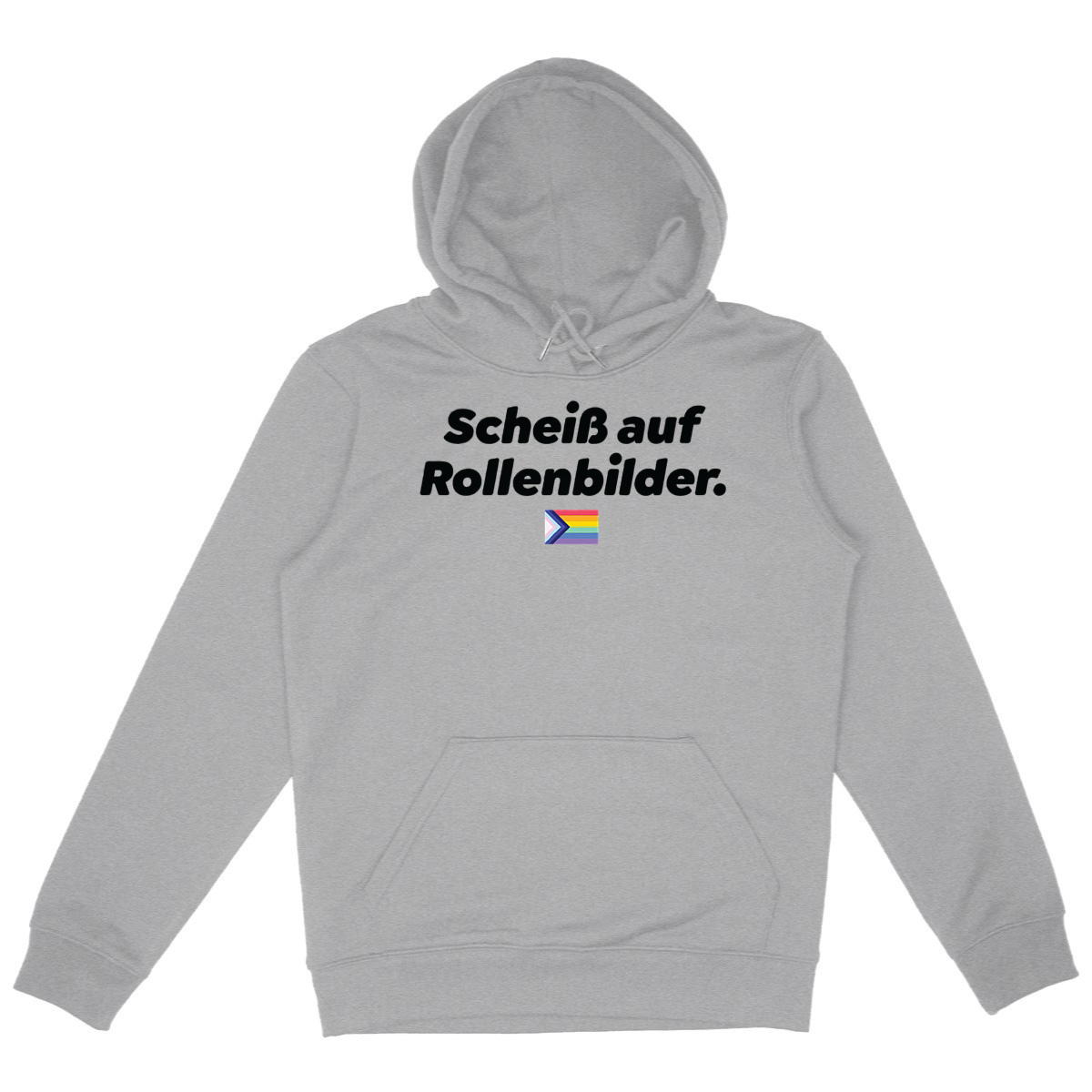 Scheiß auf Rollenbilder - “Unisex*” Hoodie Metall Cord  - Image