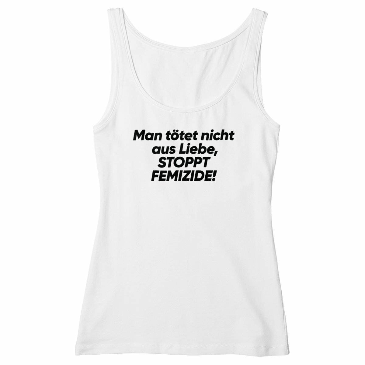 Man tötet nicht aus Liebe, STOPPT FEMIZIDE! - "Women*" slim fit tank top 