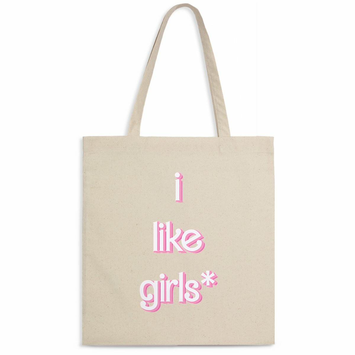  i like girls* - Tote bag organic  - Image