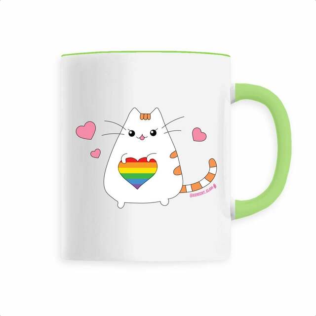 Pride Katze - Keramik Tasse / Heferl  - Image