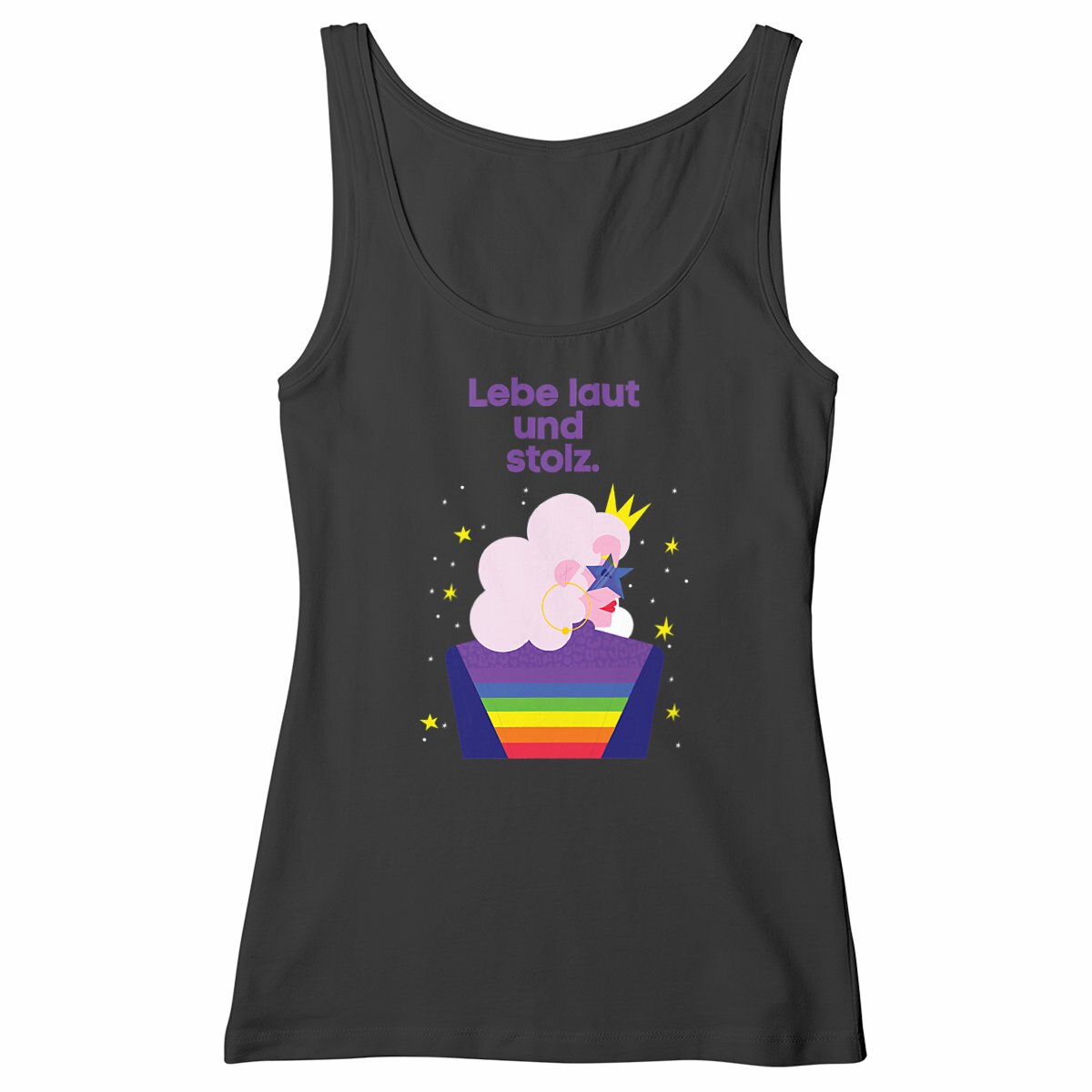 Lebe laut und stolz - "Womens*" slim fit tank top   - Image