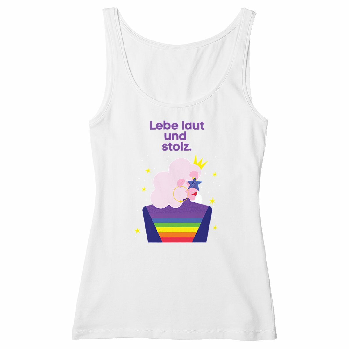 Lebe laut und stolz - "Womens*" slim fit tank top  