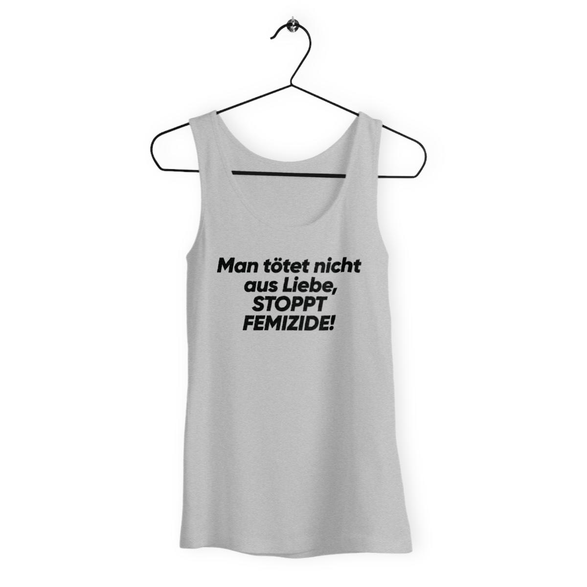 Man tötet nicht aus Liebe, stoppt Femizide! - Loose fitting "womens*" tank top  - Image