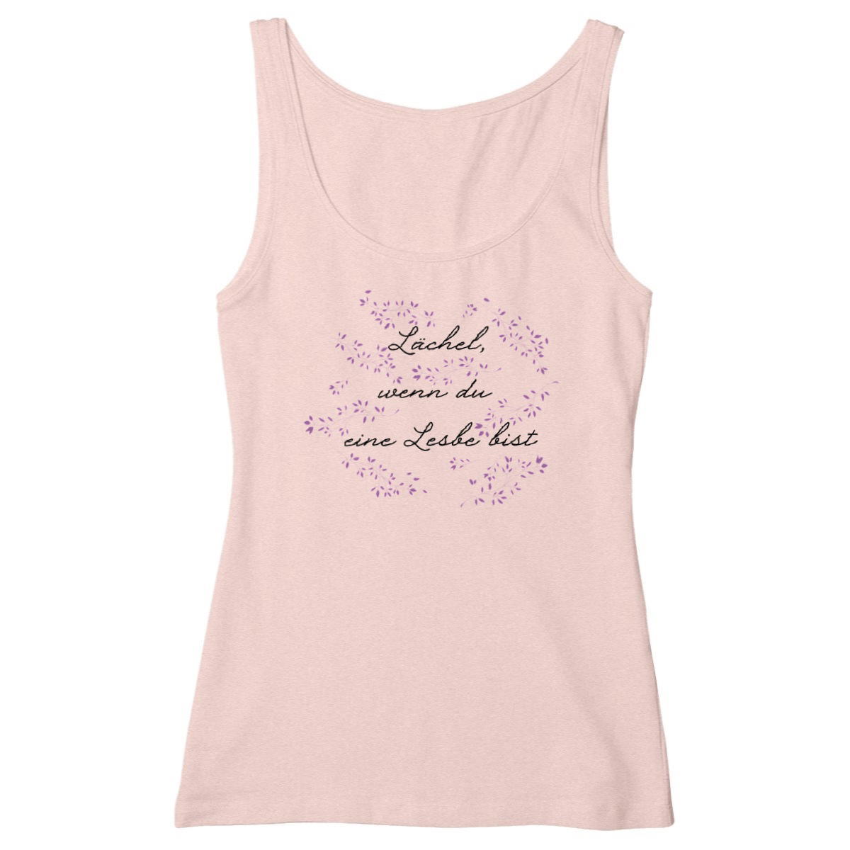  Lächel, wenn du eine Lesbe bist - "Womens*" slim fit tank top - Image