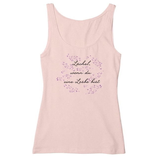 Lächel, wenn du eine Lesbe bist - "Womens*" slim fit tank top - Image