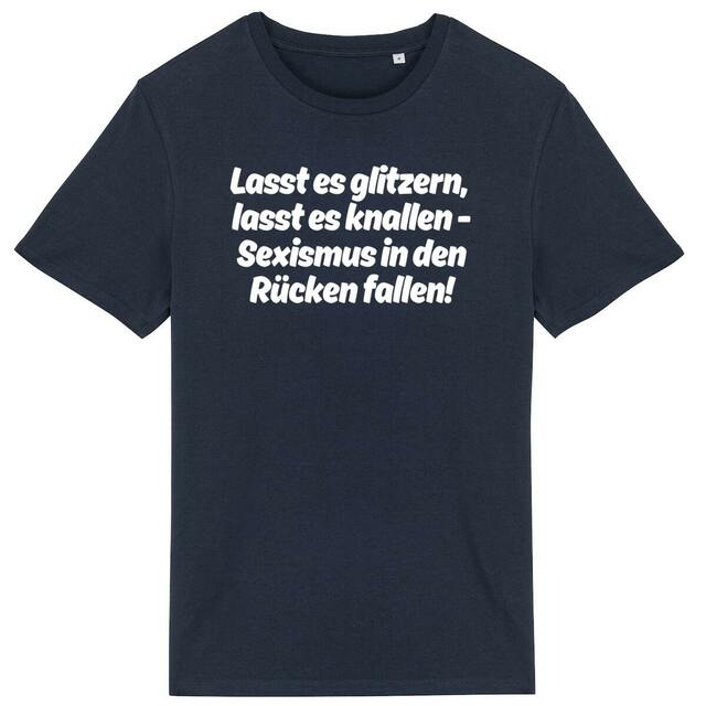 Lasst es glitzern, lasst es knallen - "Unisex*" T-Shirt  - Image