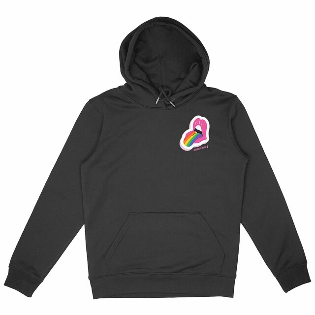 Zunge Pride - “Unisex*” Hoodie Metall Cord - Image