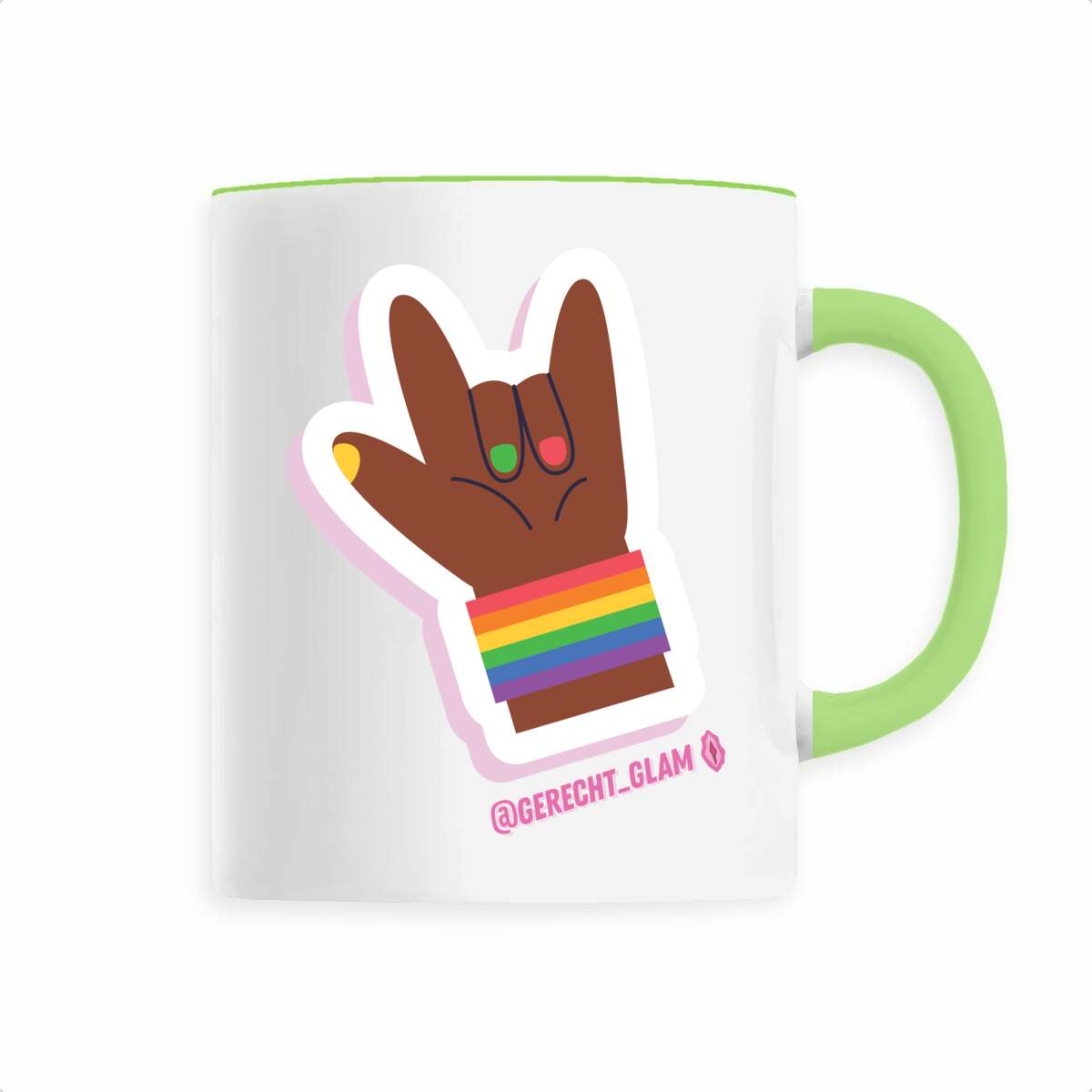 Rock Pride - Keramik Tasse / Heferl   - Image