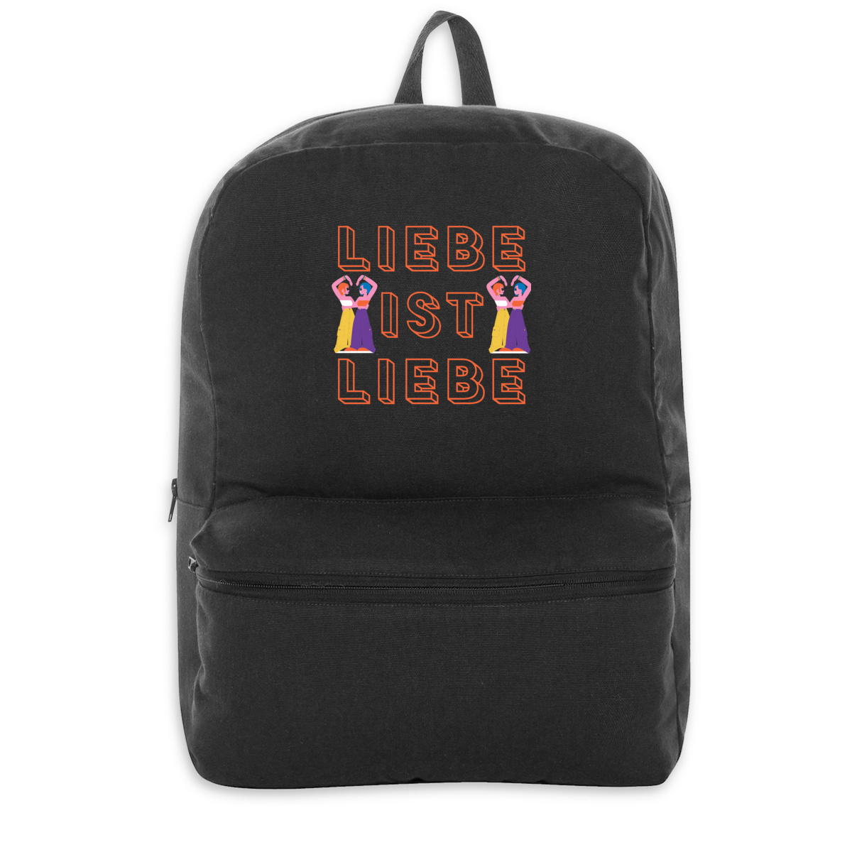 Liebe ist Liebe - 100% recycled Rucksack   - Image