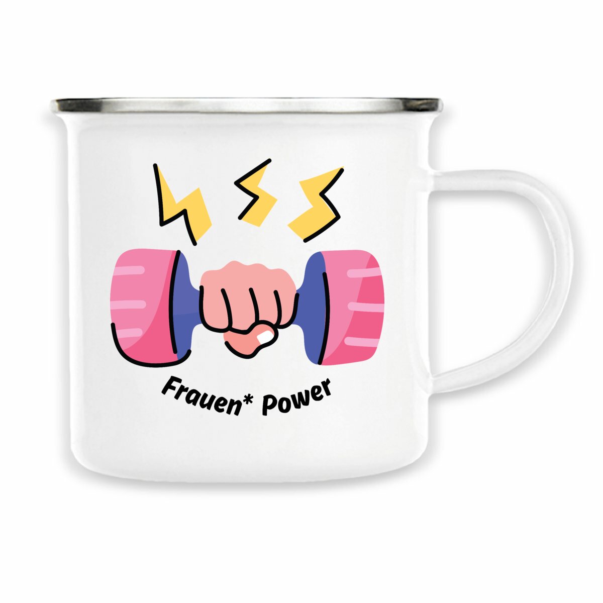 Frauen* Power - Emaille Becher - Image