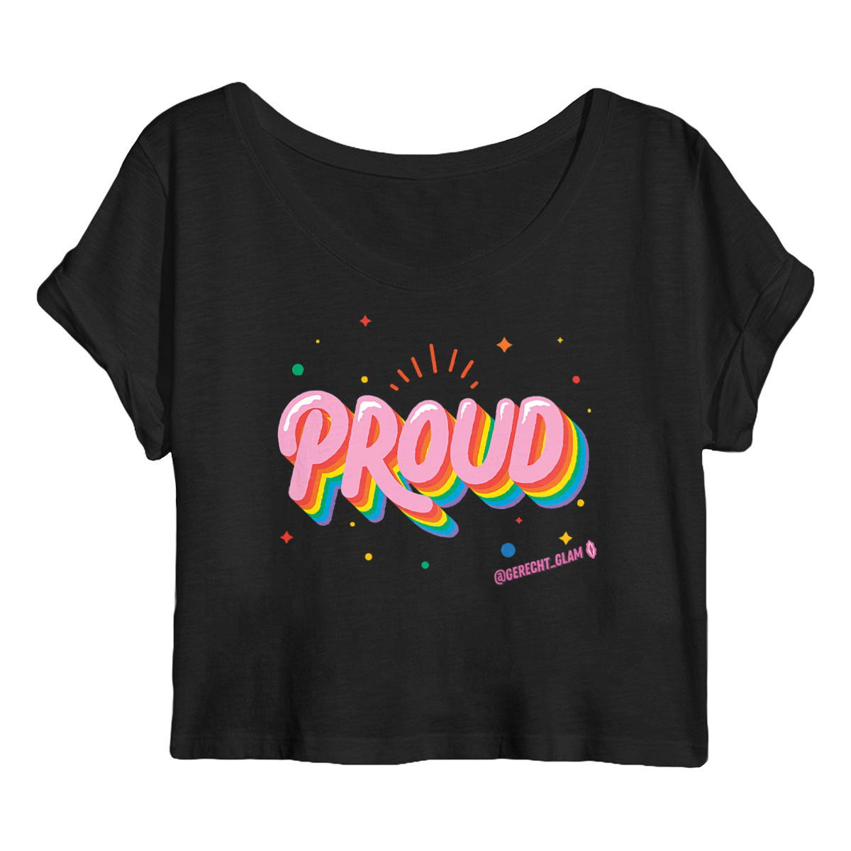 Proud Pride groß - "Womens*" crop top   - Image