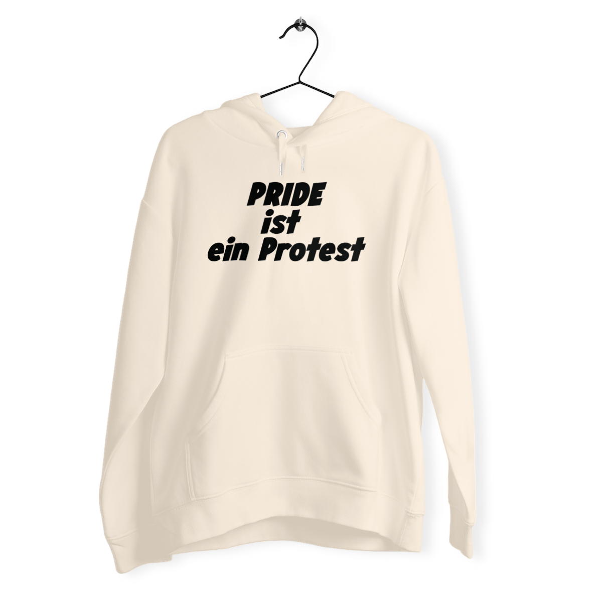 Pride ist ein Protest - "Unisex*" Hoodie Metall Cord - Image
