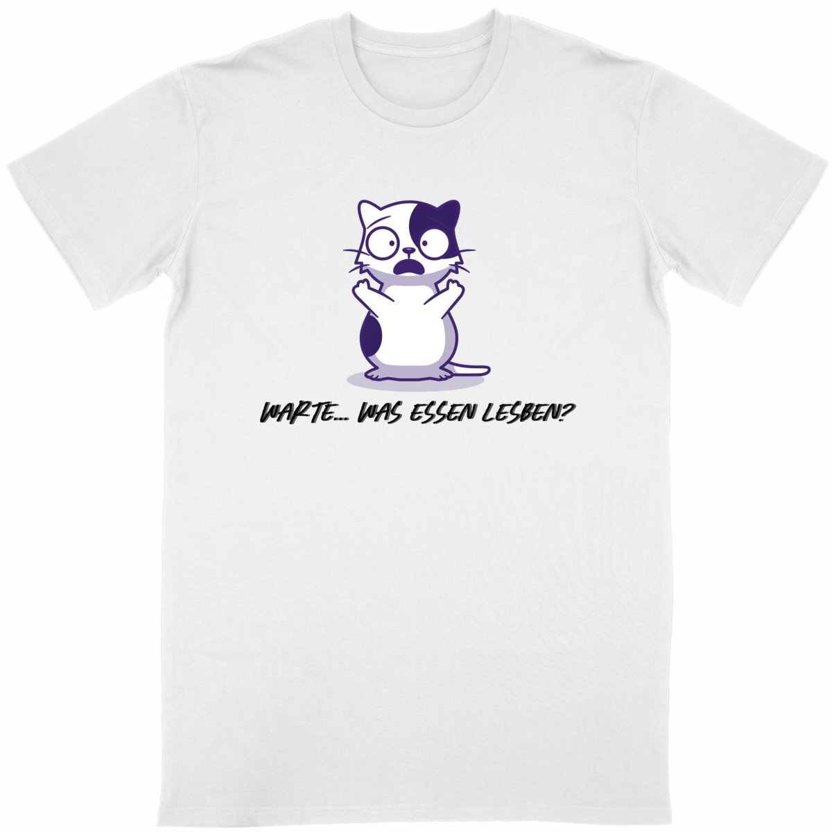  Warte... Was essen Lesben? - “Unisex*” T-Shirt 