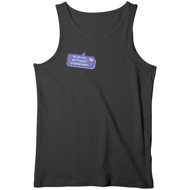 Ich bin nur auf Frauen* programmiert - "Mens*" tank top - Image
